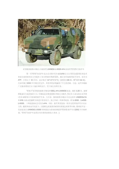 德国KMW公司“野狗”2全防护车（组图）