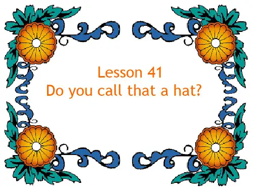 新概念2 Lesson41 (共16张PPT)