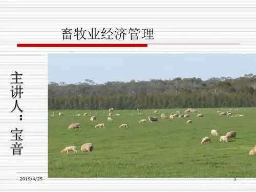 畜牧业生产结构-文档资料
