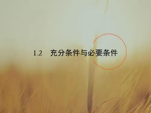 2018学年高中数学选修1-1课件：第1章 常用逻辑用语1.2001 精品