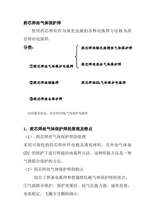 药芯焊丝气体保护焊