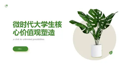“微时代”大学生核心价值观塑造