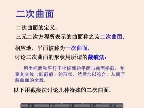 二次曲面