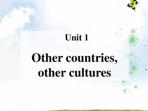 【最新】译林牛津版高中英语选修9课件：u1+reading1