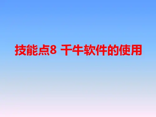《网店运营基础：电子商务基础项目实战》—技能点8  千牛软件的使用