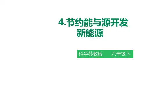 小学科学(苏教版)《能源》全文课件1