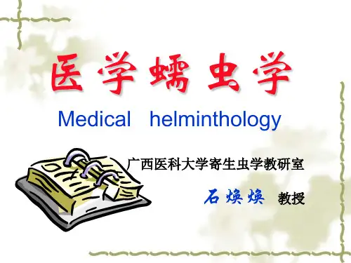 1_吸虫概述、肝吸虫、并殖吸虫(精)