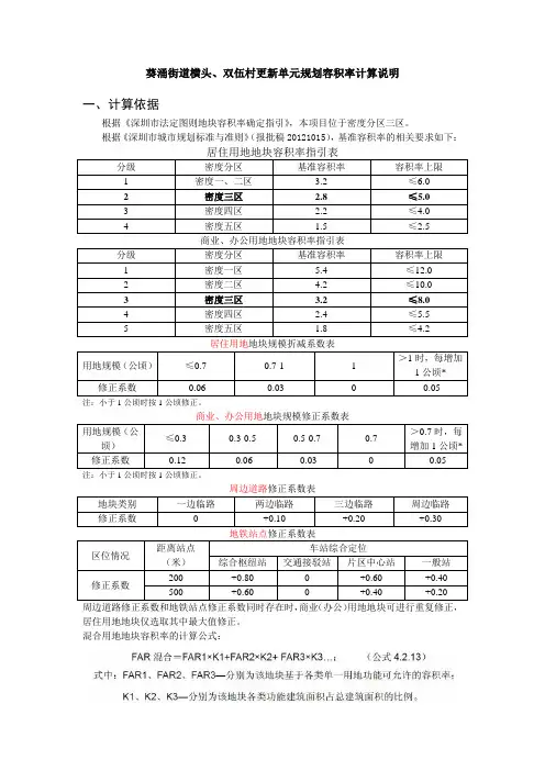 容积率高
