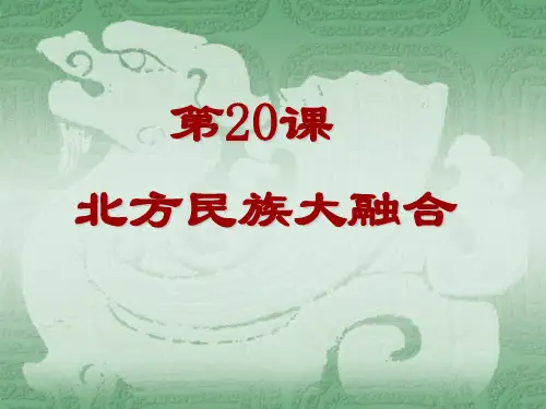 第20课北方民族大融合PPT课件
