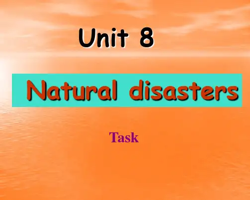 牛津译林版八年级英语上册课件：Unit 8 Task(共29张PPT)
