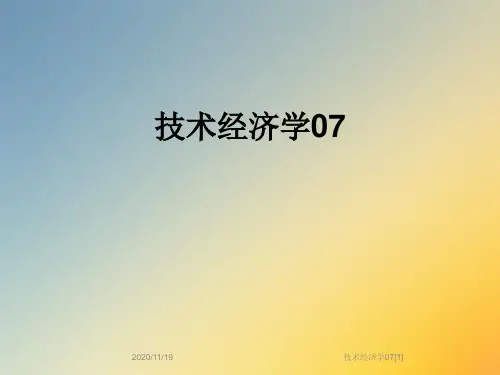 技术经济学07[1]