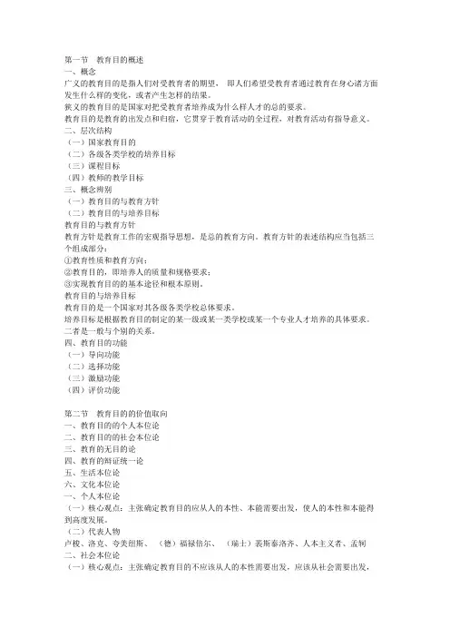 教育目的观