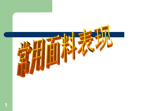 时装画技法质感表达PPT课件
