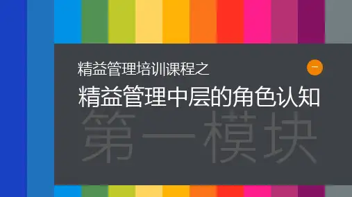 员工培训精益管理培训PPT课件