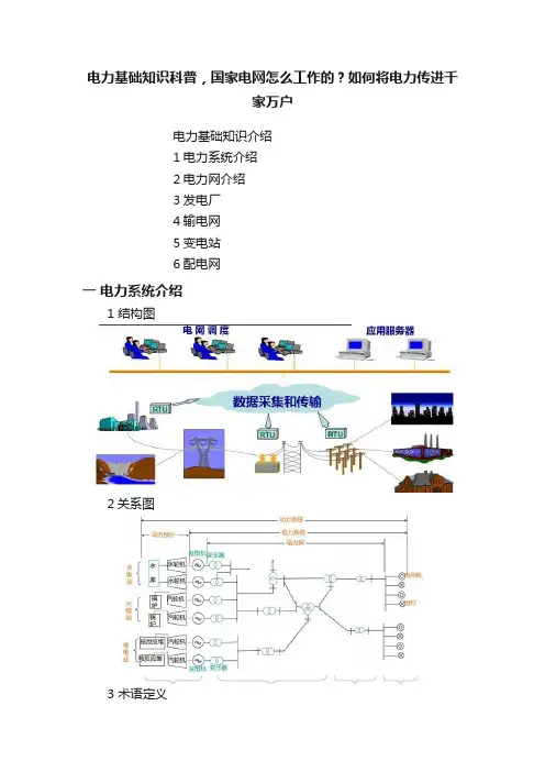 电力基础知识科普，国家电网怎么工作的？如何将电力传进千家万户