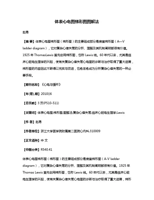 体表心电图梯形图图解法