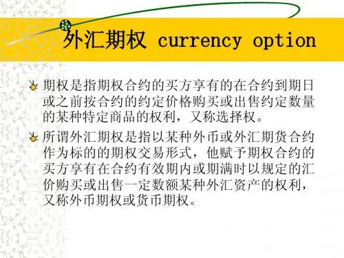 外汇期权