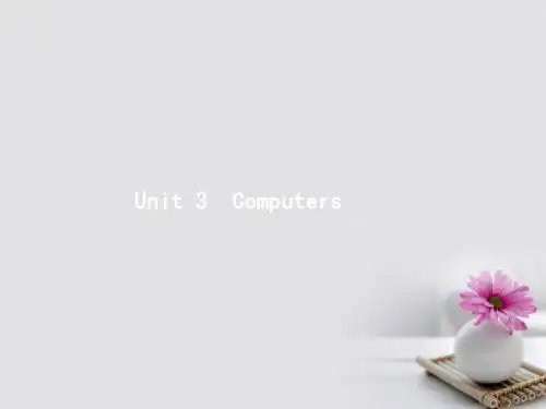 18年高考英语一轮复习Unit3Computers课件新人教版必修2