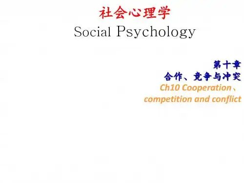 社会心理学第10章