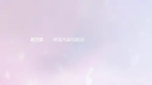 高中地理第四章环境污染与防治第一节环境污染问题课件中图版选修6