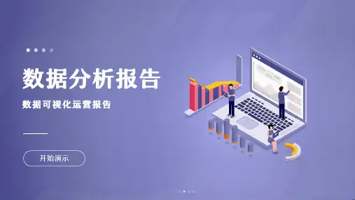 商务风数据可视化数据分析报告PPT模板