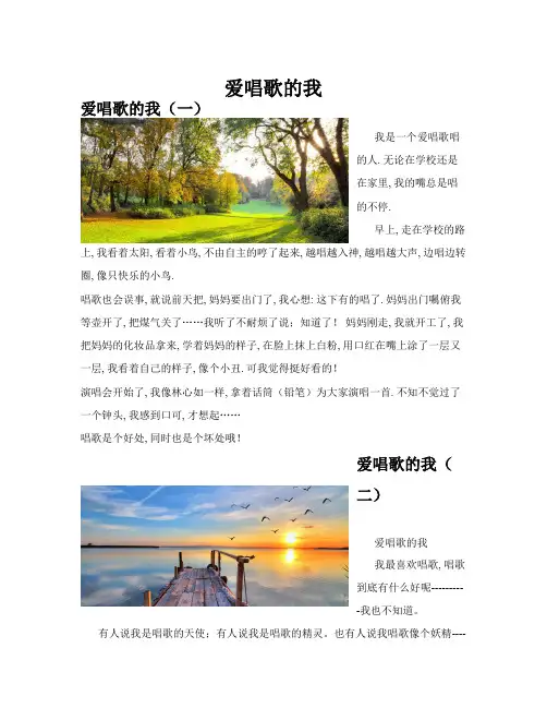爱唱歌的我(共10篇)
