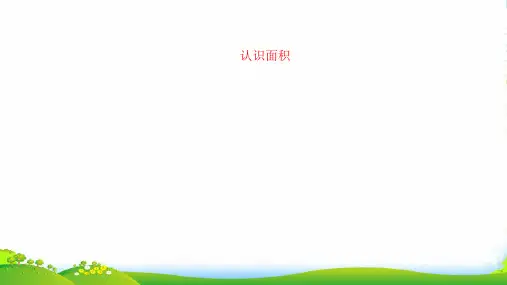 人教版三年级下册数学课件 5.1 面积和面积单位——认识面积 (共22张PPT)