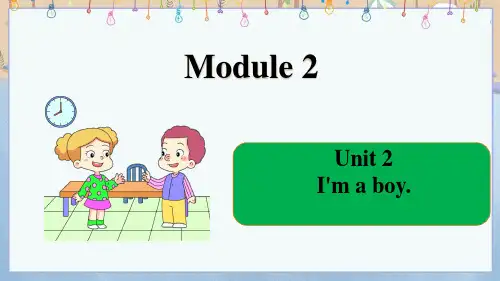 2024秋新外研版英语一年级上册教学课件 Module 2 Unit 2
