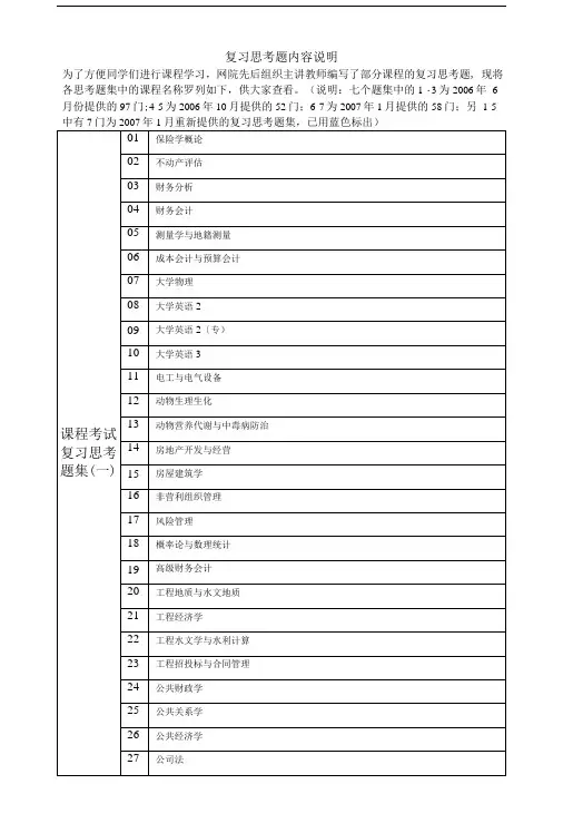 复习思考题内容说明.doc
