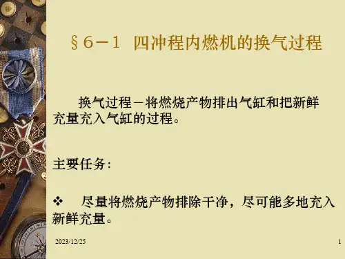内燃机的换气过程教学课件