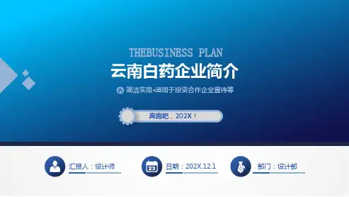 云南白药企业简介ppt