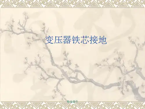 《变压器铁芯接地》