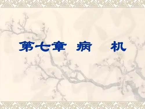 2010级中医本科第七章病机