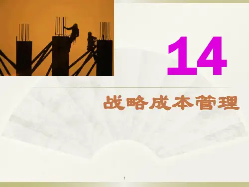 战略成本管理ppt课件
