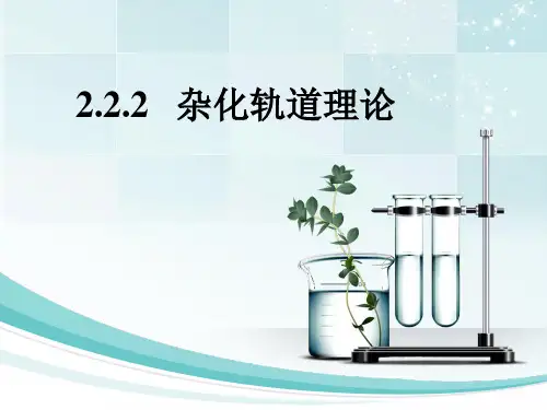 2.2.2 杂化轨道理论 高二化学(新教材人教版选择性必修2)