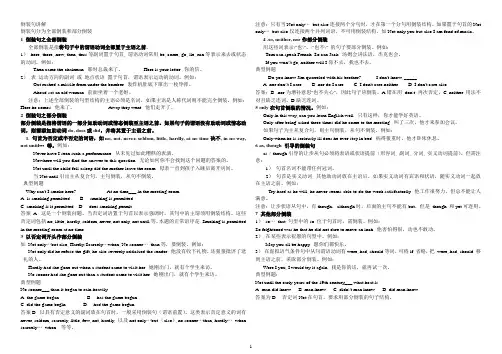 倒装句精讲讲义及练习精选