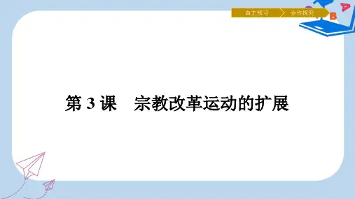 【精选】高中历史第五单元欧洲的宗教改革5.3宗教改革运动的扩展课件新人教版选修3