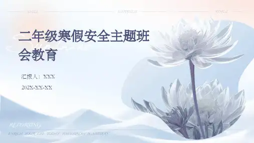 二年级寒假安全主题班会教育
