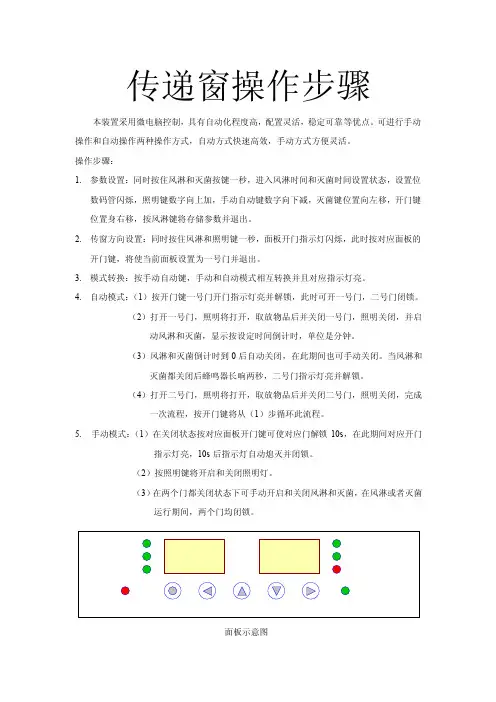 《传递窗说明书V2.0》