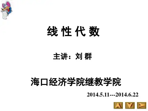 线性代数经管类(课堂PPT)