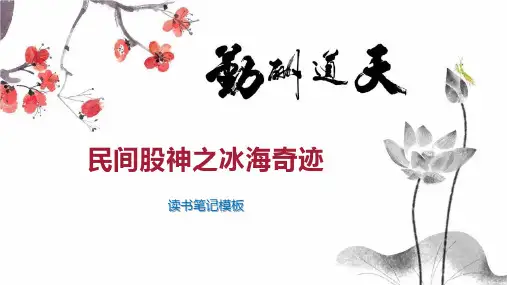 民间股神之冰海奇迹