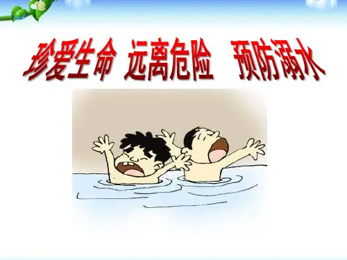 《珍爱生命 远离危险 预防溺水》PPT(完美版)