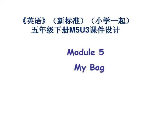 外研版(一年级起点)五年级下册 Module 5 课件(16张PPT)