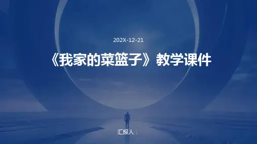 《我家的菜篮子》教学课件