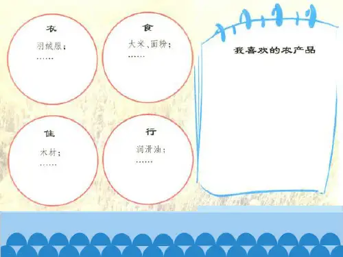 部编版道德与法治我们的衣食之源1课件