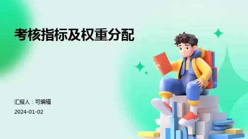 考核指标及权重分配