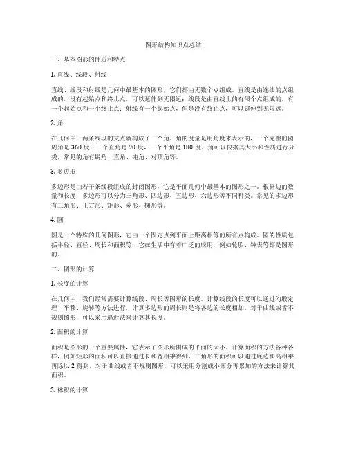 图形结构知识点总结