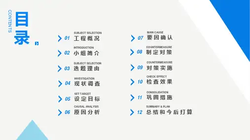 QC小组活动成果报告汇报工程降低横跨基坑管线安全隐患率课件PPT模板
