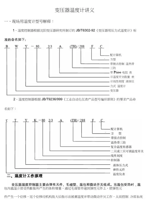 变压器温度计讲义.docx