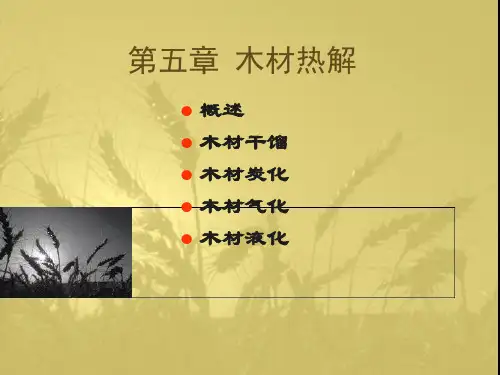 木材热解